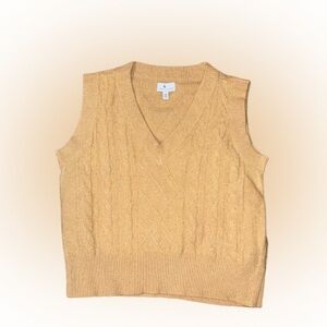 True craft Yellow/gold sweater vest Size XS
